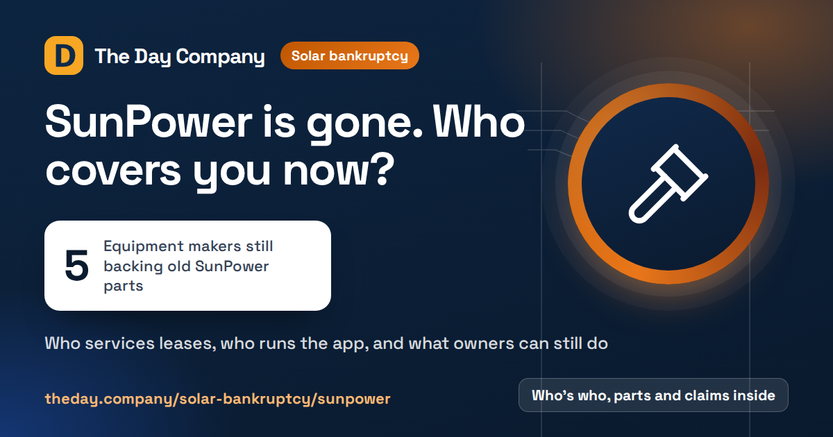 Centerpoint Energy Rates SunPower Bankruptcy: Who Honors Your Warranty Now? (2026)