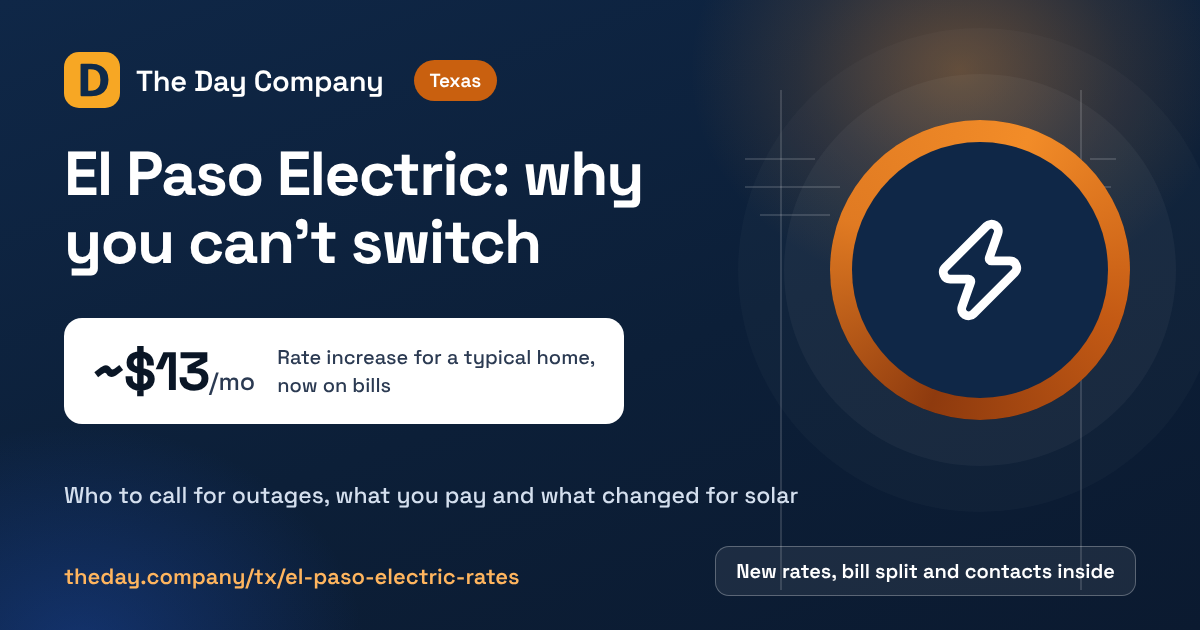 El Paso Electric Rates 2026: New Prices and the $13 Increase
